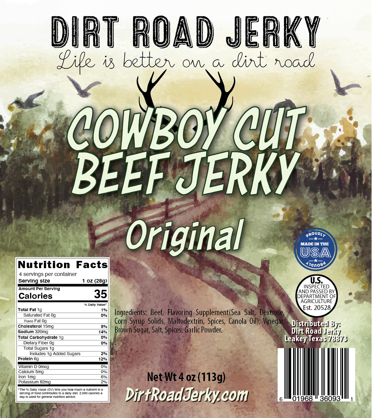 Brisket Beef Jerky / Cowboy Beef Jerky