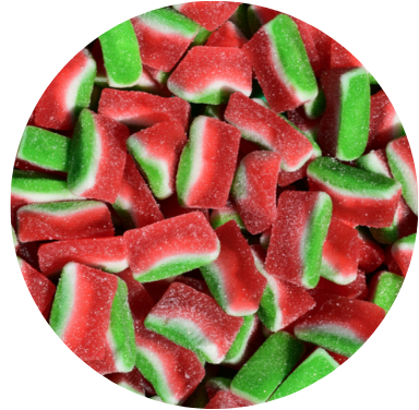 gummy watermelon slices