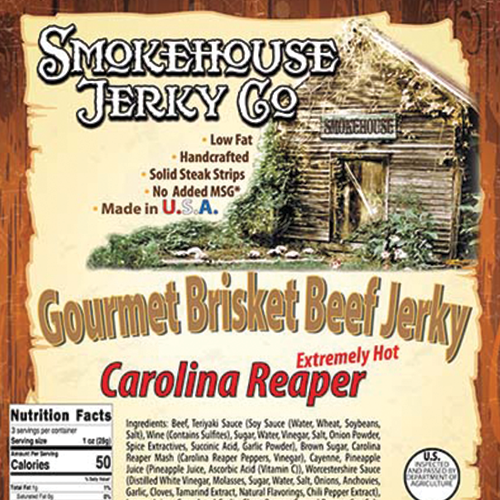 Carolina Reaper Beef Jerky