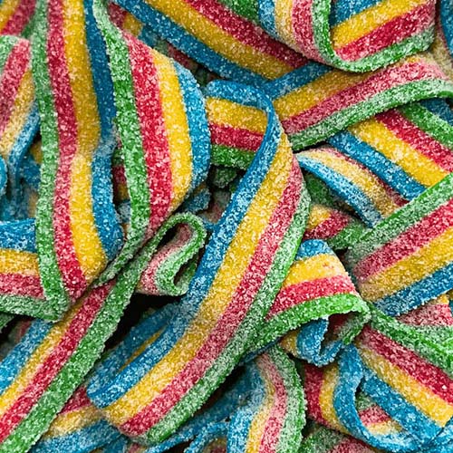Licorice Belts Striped Fruit