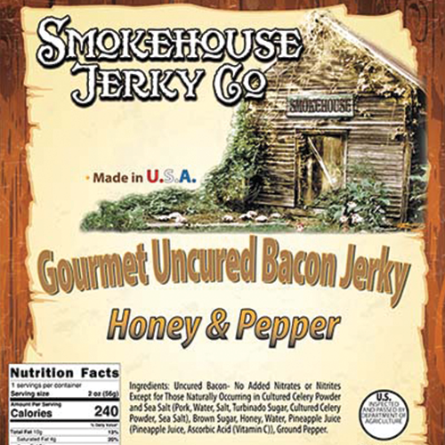 Honey Pepper Bacon Jerky